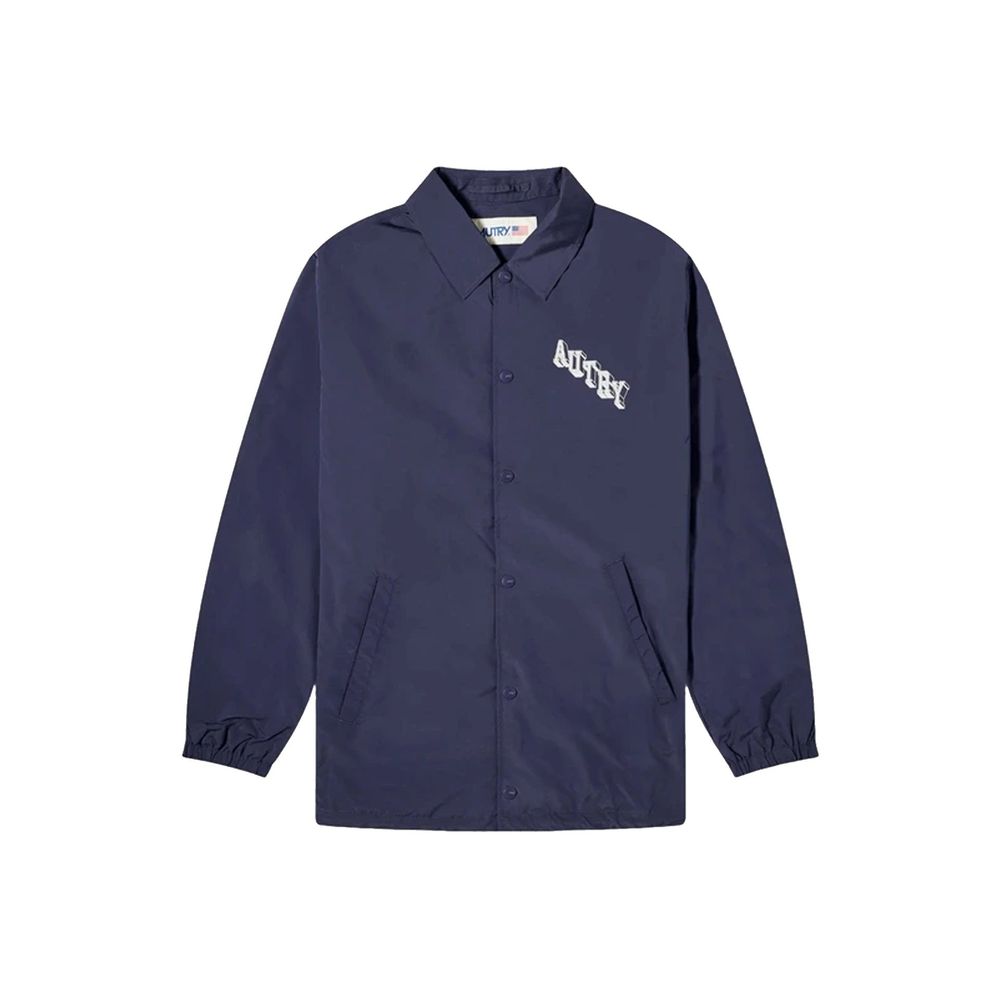 Autry Blue Polyester Shell Jacket