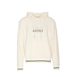 Autry White Cotton Hoodie