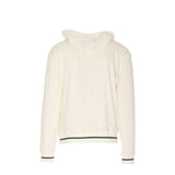 Autry White Cotton Hoodie