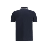 Stone Island Blue Cotton Polo Shirt