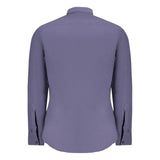 Hugo Boss Blue Cotton Men Shirt