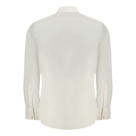 Hugo Boss White Cotton Men Shirt