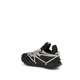 Moncler x Rick Owens Black Rubber Athletic Sneakers