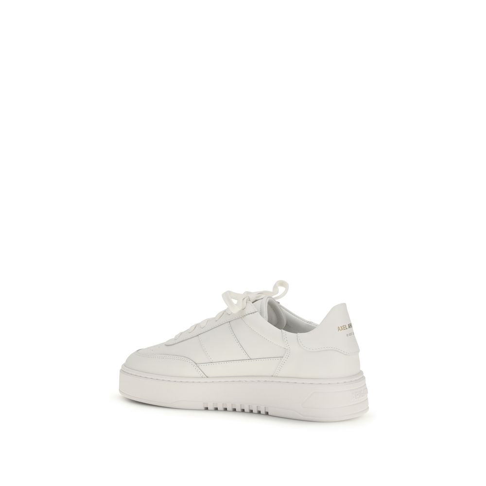 Axel Arigato White Calf Leather Bos Taurus Platform Sneakers