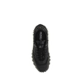 Moncler Black Polyamide Athletic Sneakers