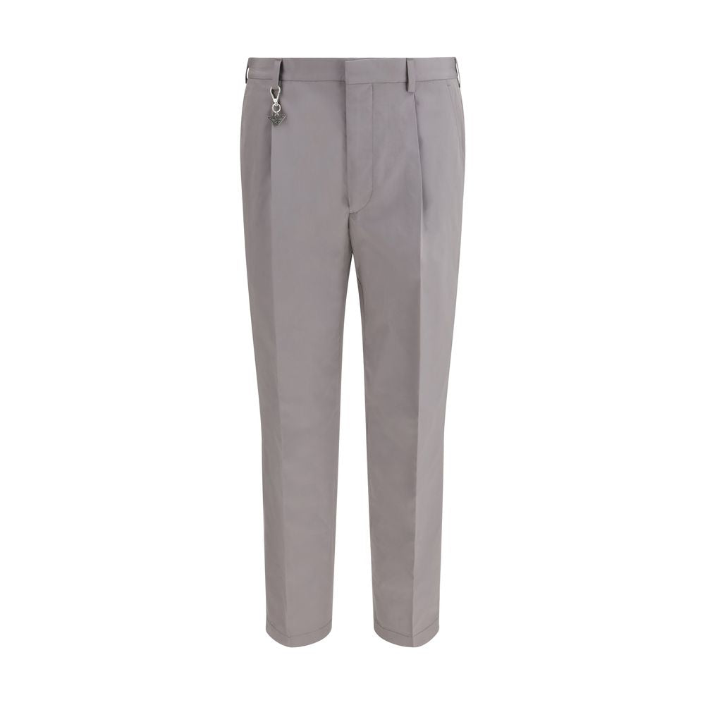 Prada Gray Cotton Dress Pants