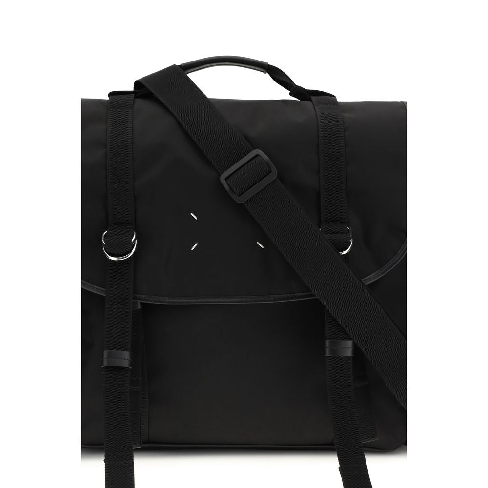 Margiela Black Calf Leather Bos Taurus Shoulder Bag