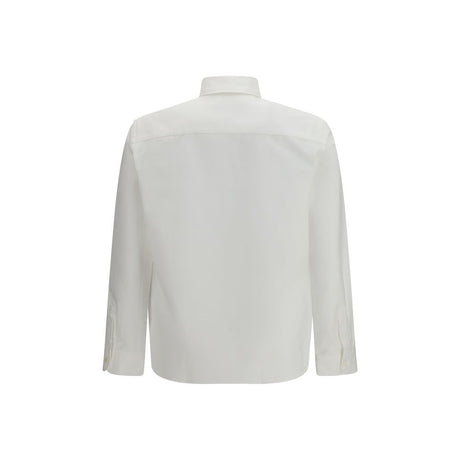Ami Paris White Cotton Dress Shirt