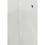 Ami Paris White Cotton Dress Shirt