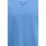 Prada Blue Cotton T-Shirt