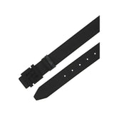 Fendi Black Leather Regular Belt