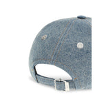 Ami Paris Blue Cotton Cap (Baseball Hat)
