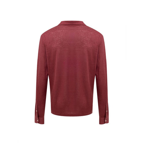 Gran Sasso Red Linen T-Shirt