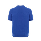 Gran Sasso Blue Cotton T-Shirt