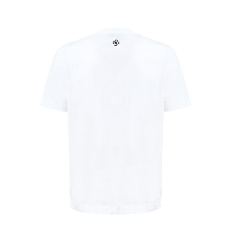 Gran Sasso White Cotton T-Shirt