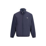 Prada Blue Recycled Polyamide Shell Jacket