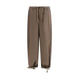 Sacai Brown Cotton Casual Pants