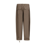 Sacai Brown Cotton Casual Pants