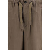 Sacai Brown Cotton Casual Pants