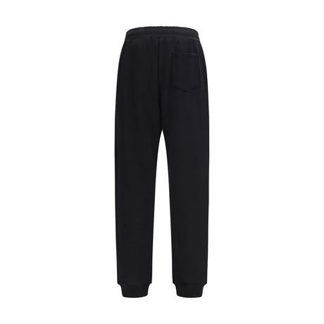 Moschino Black Cotton Casual Pants