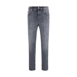 PT Torino Gray Cotton Jeans Denim