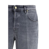 PT Torino Gray Cotton Jeans Denim