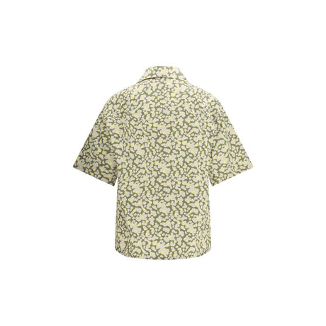 Marni Bicolor Cotton Pattern Shirt
