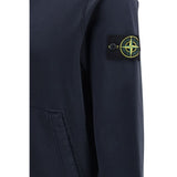 Stone Island Blue Cotton Sweatshirt