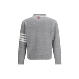 Thom Browne Gray Linen Dress Shirt