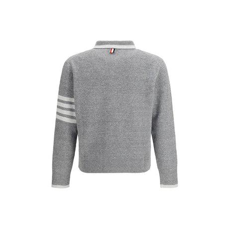 Thom Browne Gray Linen Dress Shirt