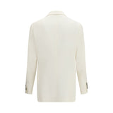 Brunello Cucinelli White Linen Blazer