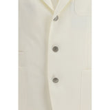 Brunello Cucinelli White Linen Blazer