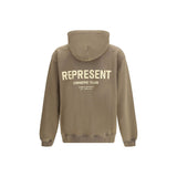 Represent Brown Cotton Sweatshirt