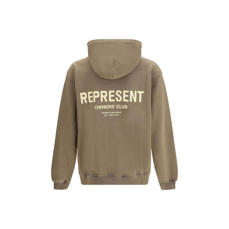 Represent Brown Cotton Sweatshirt