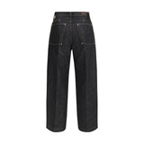 Lemaire Blue Cotton Jeans Denim