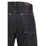 Lemaire Blue Cotton Jeans Denim