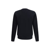 Laneus Black Cotton Sweatshirt