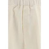 Laneus Beige Viscose Casual Pants