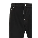 Dsquared² Black Cotton Slim Fit Jeans