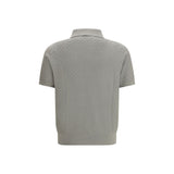 Brioni Beige Cotton Polo Shirt