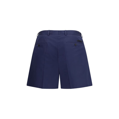 Prada Blue Cotton Shorts