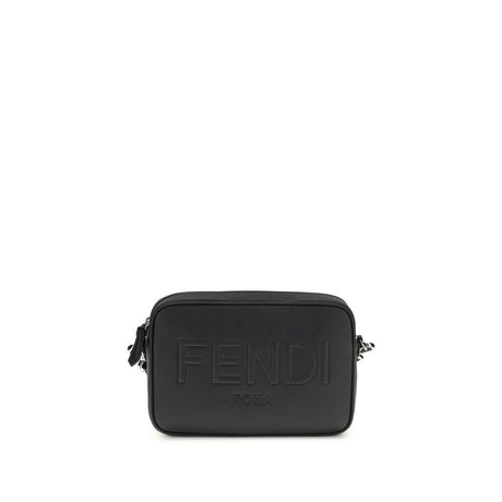Fendi Black Cotton Shoulder Bag