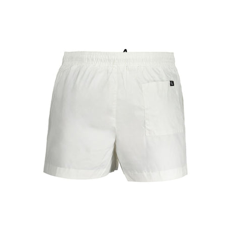 Calvin Klein White Polyester Men's Swim Trunk