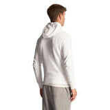 Lyle & Scott White Cotton Hoodie