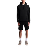 Lyle & Scott Black Cotton Hoodie