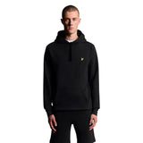 Lyle & Scott Black Cotton Hoodie