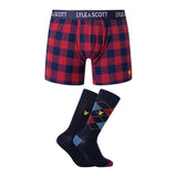 Lyle & Scott Bordeaux Cotton Boxers