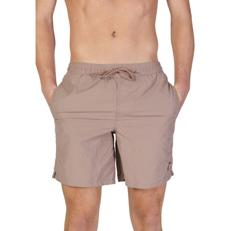 Lyle & Scott Beige Nylon Swim Shorts