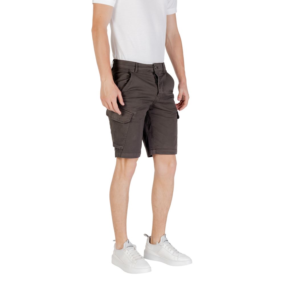 Lyle & Scott Gray Cotton Bermuda Shorts