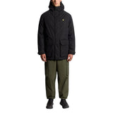 Lyle & Scott Black Polyester Parka